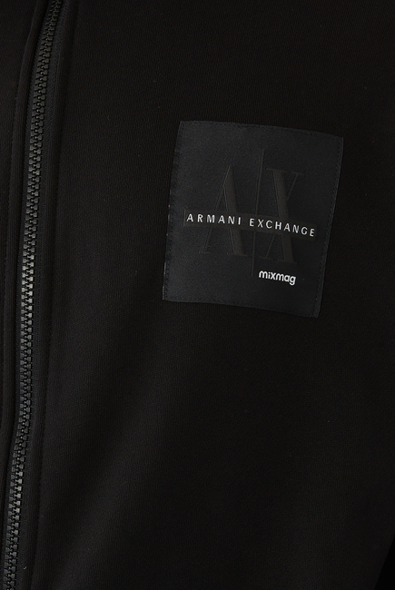 Buy Armani Exchange Mixmag Zip-Up Sweatshirt for Mens | Bloomingdale's UAE