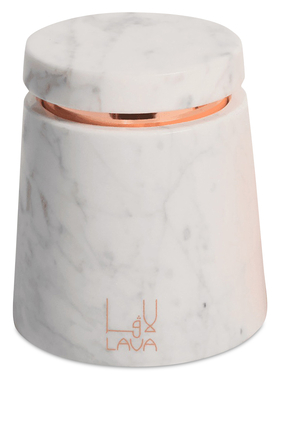 Oud Rose  Marble Candle Holder