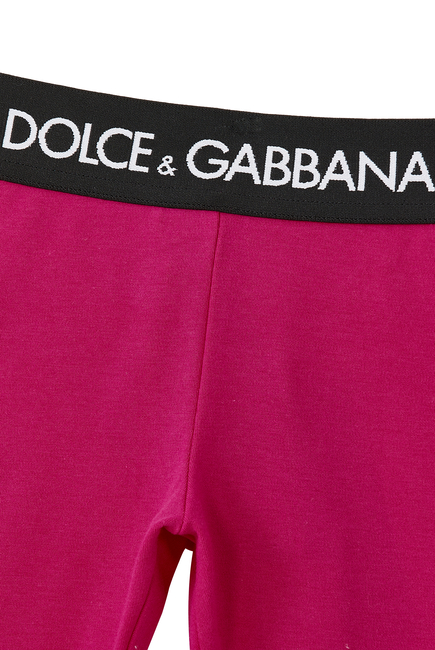 DOLCE & GABBANA Logo-Band Leggings