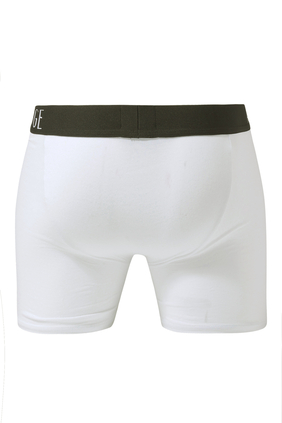 All over logo stretch fabric boxers | ARMANI EXCHANGE Man