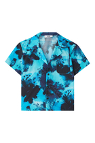 Kids Tie-Dye Button Shirt