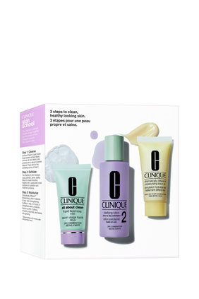 Skin School Supplies: Cleanser Refresher Course (Skin Type 1/2) Set