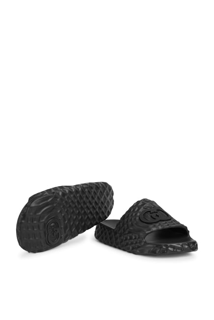 Interlocking G Rubber Slide Sandals