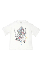 Map Embroidery T-Shirt