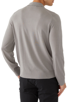 Long Sleeve Polo Shirt Regal Wool