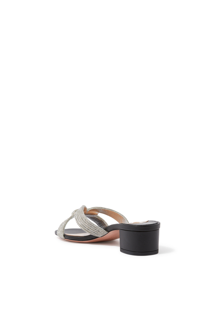 Muse 35 Crystal Leather Sandals