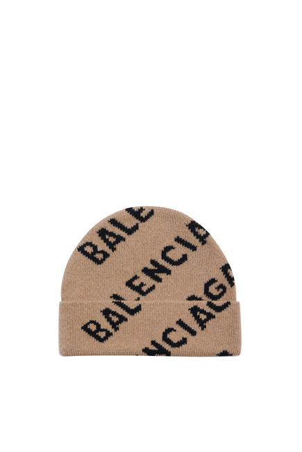 All Over Logo Beanie Cap