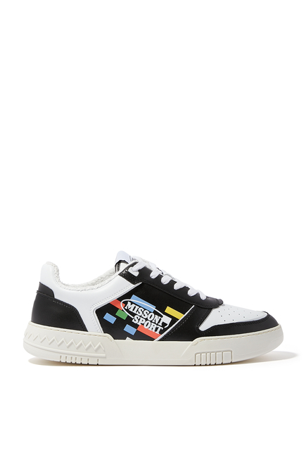 Panelled Low-Top Sneakers