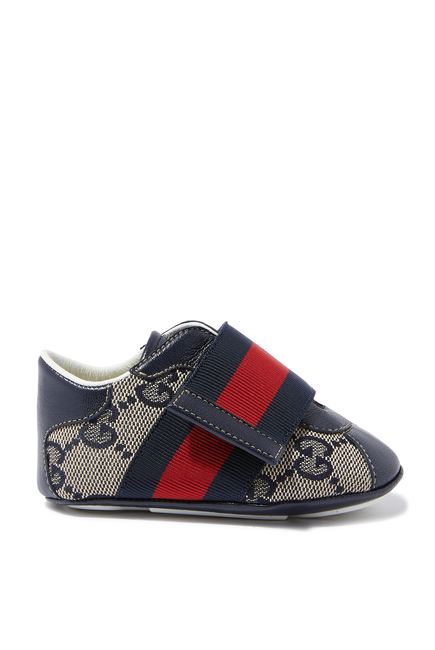 Buy Gucci Kids Baby Sneaker With Web - Kids for AED Baby Boy Shoes | Bloomingdale's UAE