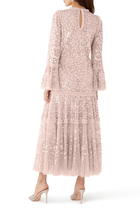 Annie Sequin Tiered Gown