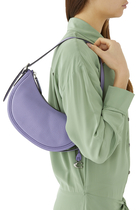 Soft Pebble Leather Luna Shoulder Bag