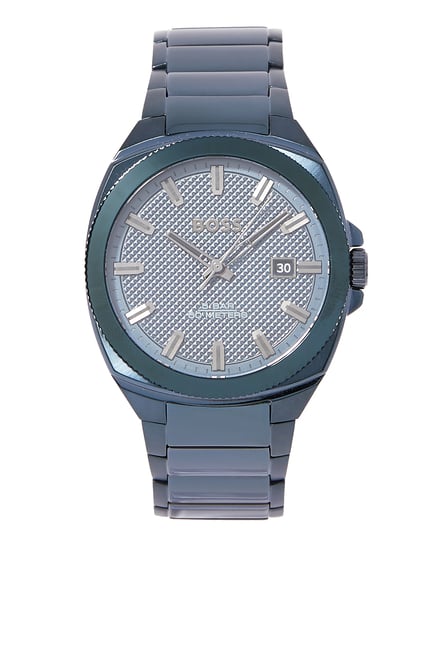 Blue Link-Bracelet Watch