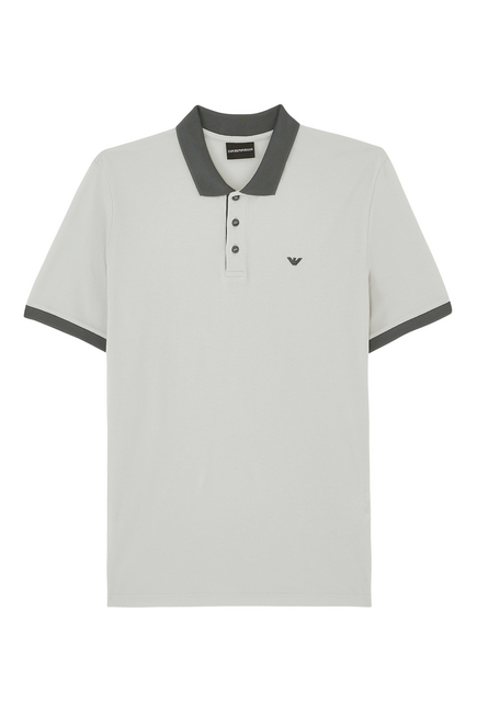 Polo Shirt with Micro Eagle Logo