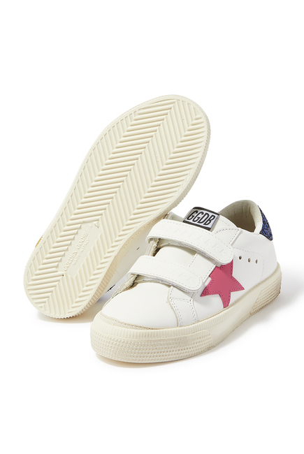 Kids May School Leather Sneakers