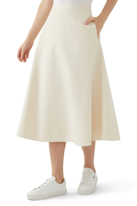 Midi Cotton Skirt