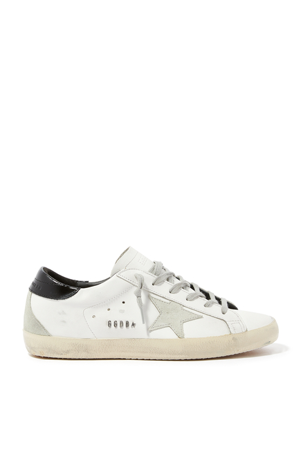 Buy Golden Goose Super-Star Leather Sneakers for Womens | Bloomingdale ...