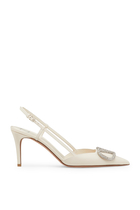 Valentino Garavani VLogo Signature 80 Slingback Pumps