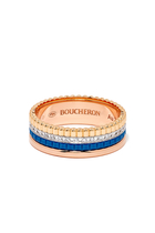 Quatre Blue Edition Diamond Ring, 18k Mixed Gold & Diamonds