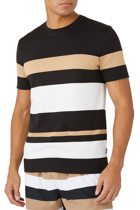 Oversized Block Stripe T-Shirt