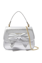 Kids Glitter Bow Handbag