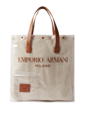 Emporio Armani Ea Milano Nude Pink Crossbody Bag