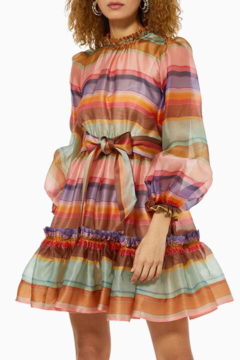 The Lovestruck Rainbow Mini Dress