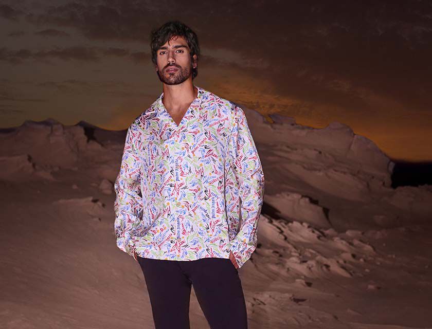 Shirt, Missoni x Palm Angels.