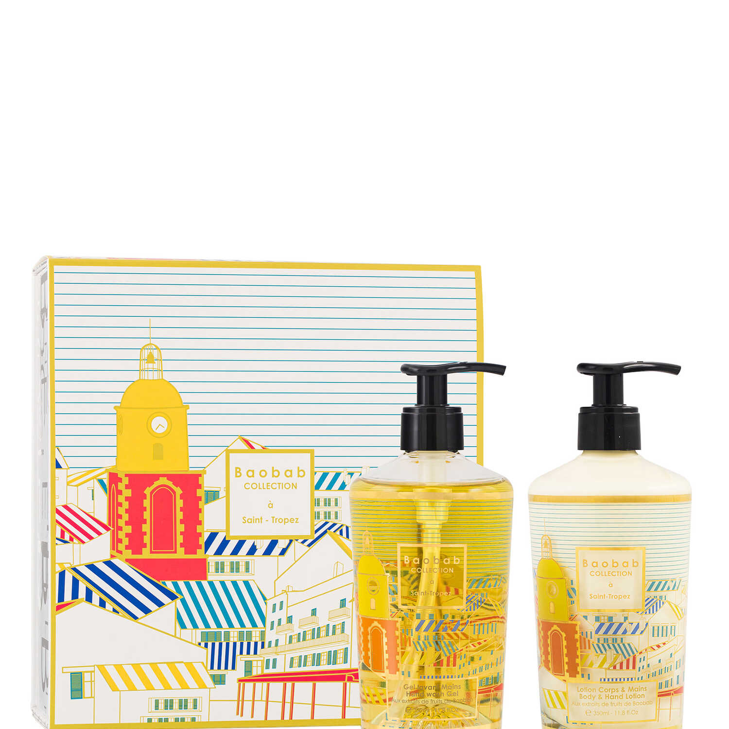 Baobab Collection Saint- Tropez Body & Hand Lotion + Wash Gel Gift Box Nosize