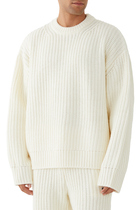 Chunky Rib Knit Crewneck