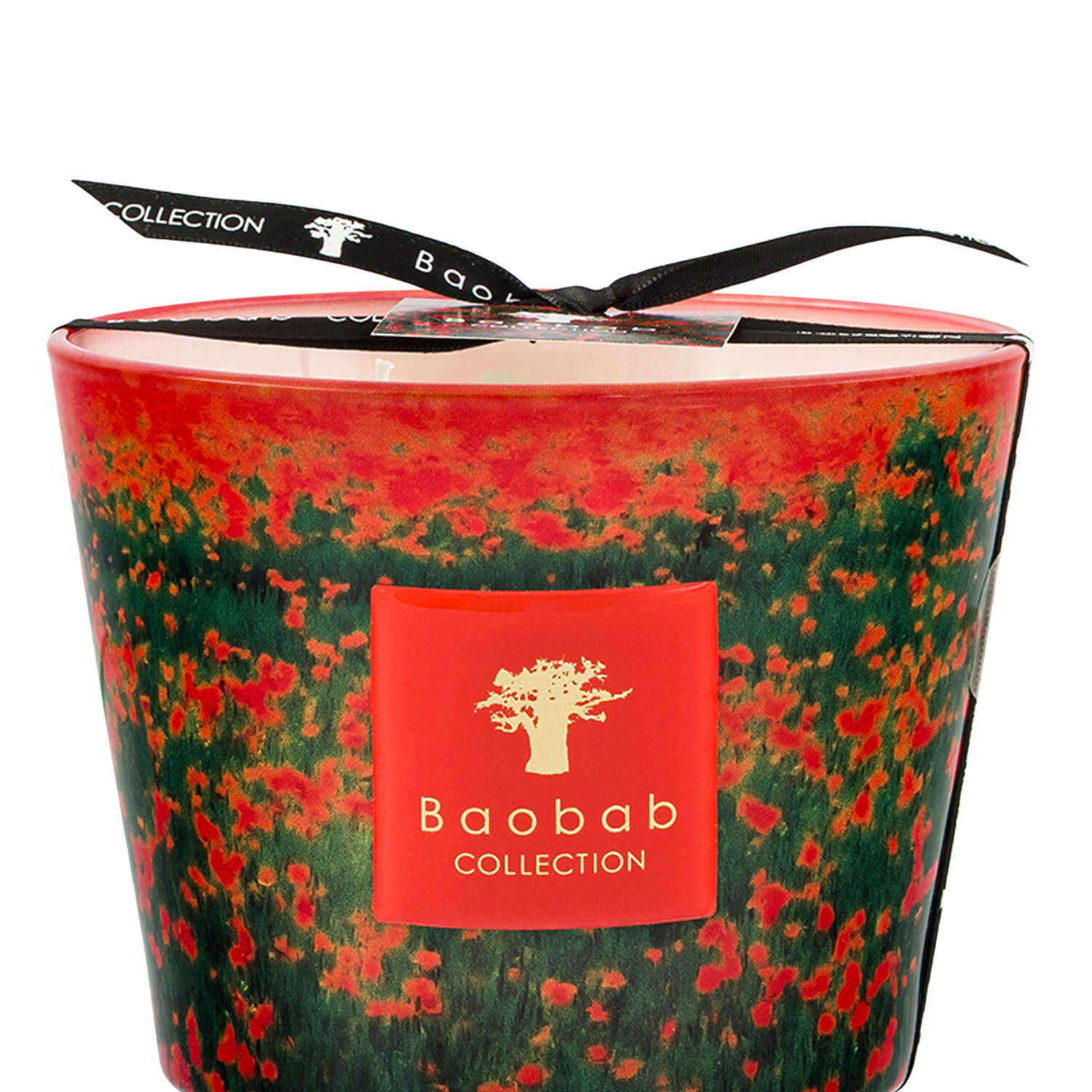 Baobab Collection Arty Flowers Poppies Scented Candle 500g
