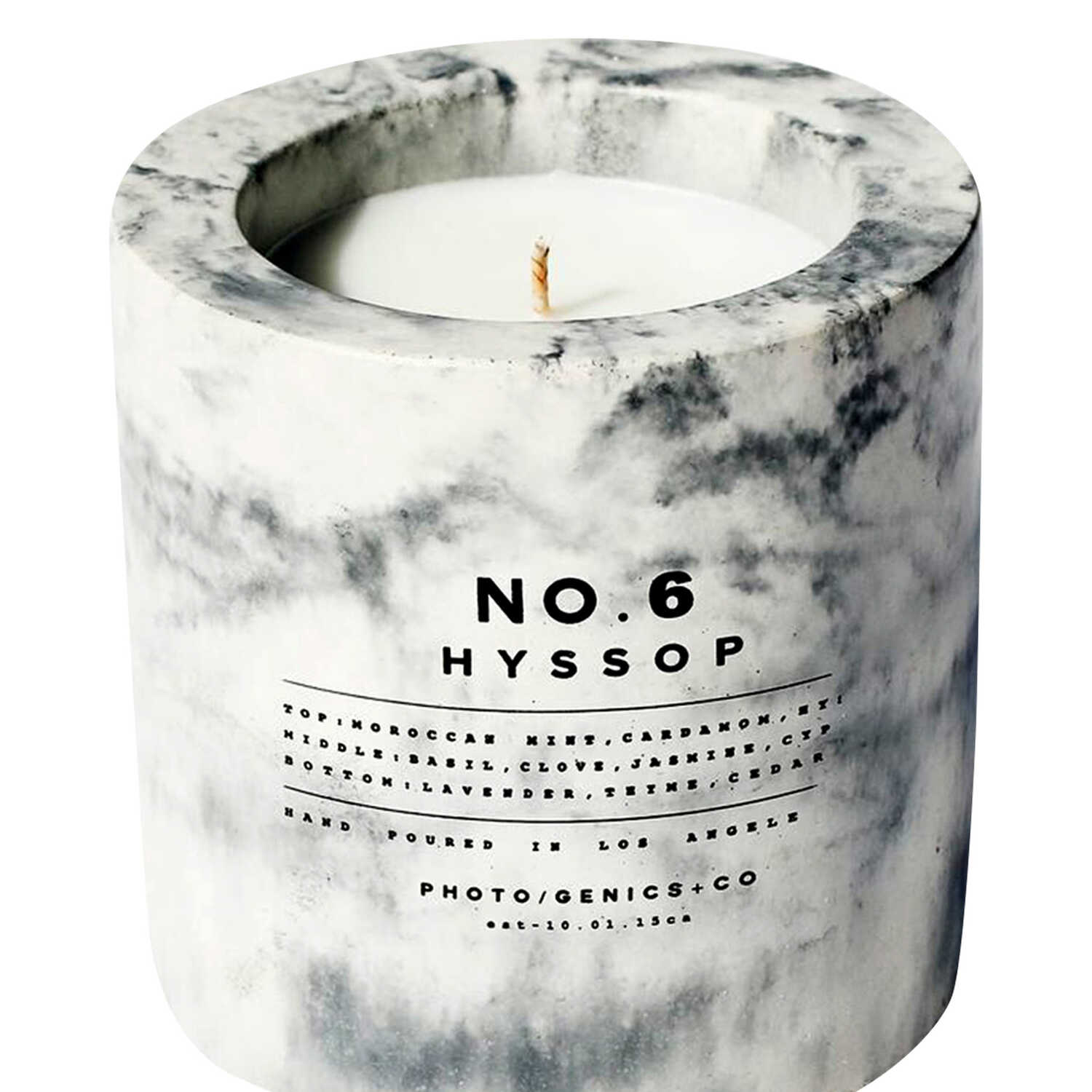 Photogenics & Co 6 Concrete Candle (Hyssop) 255g
