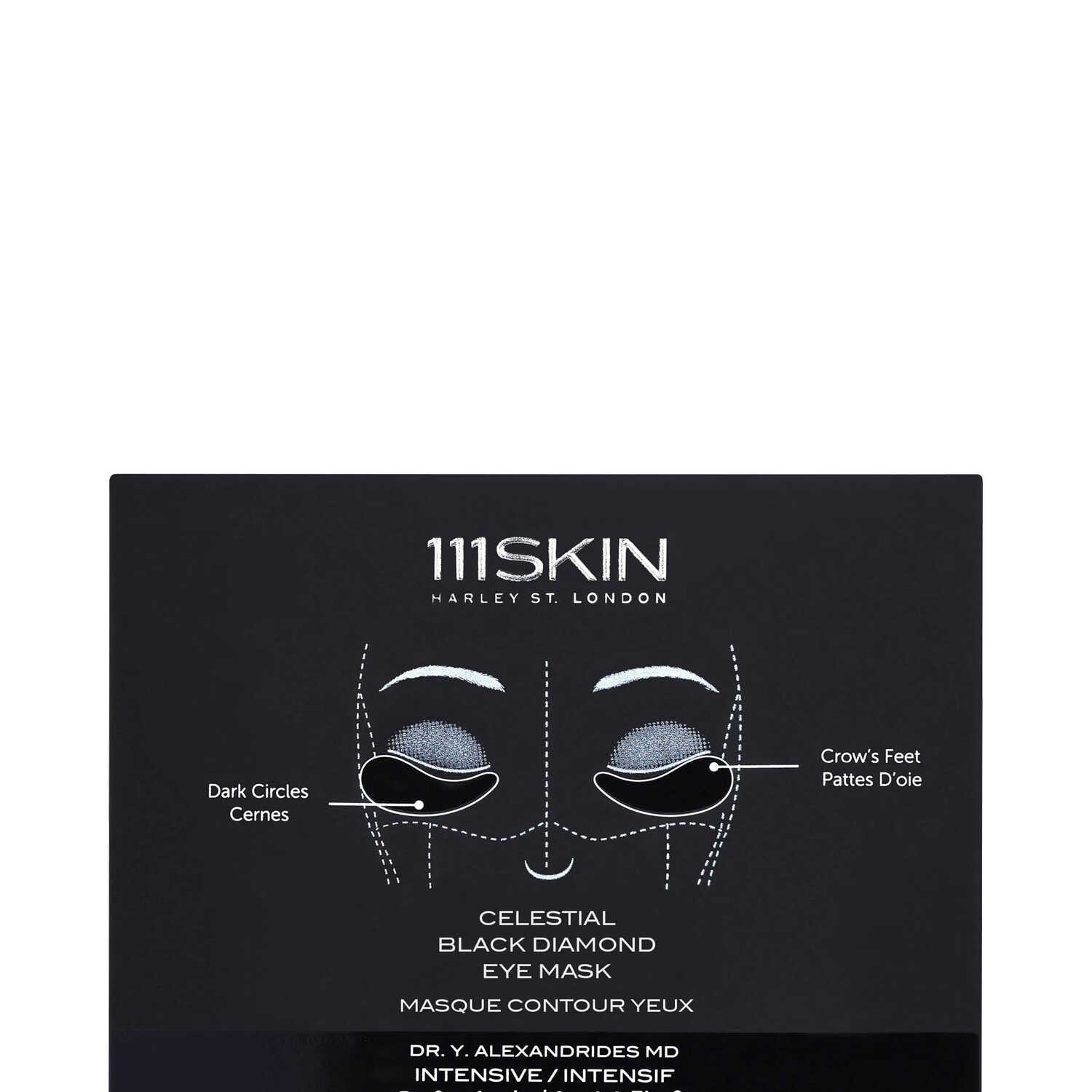 111skin Celestial Black Diamond Eye Masks, Pack Of 8
