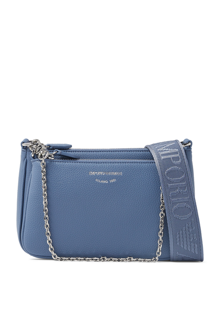 EA Text Logo Crossbody Bag