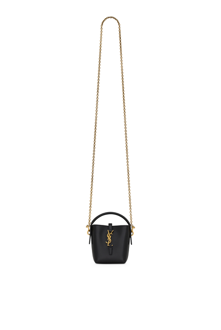 Leather Bucket Bag Ysl Mini Bag Sale Le 37 Micro Bucket Bag