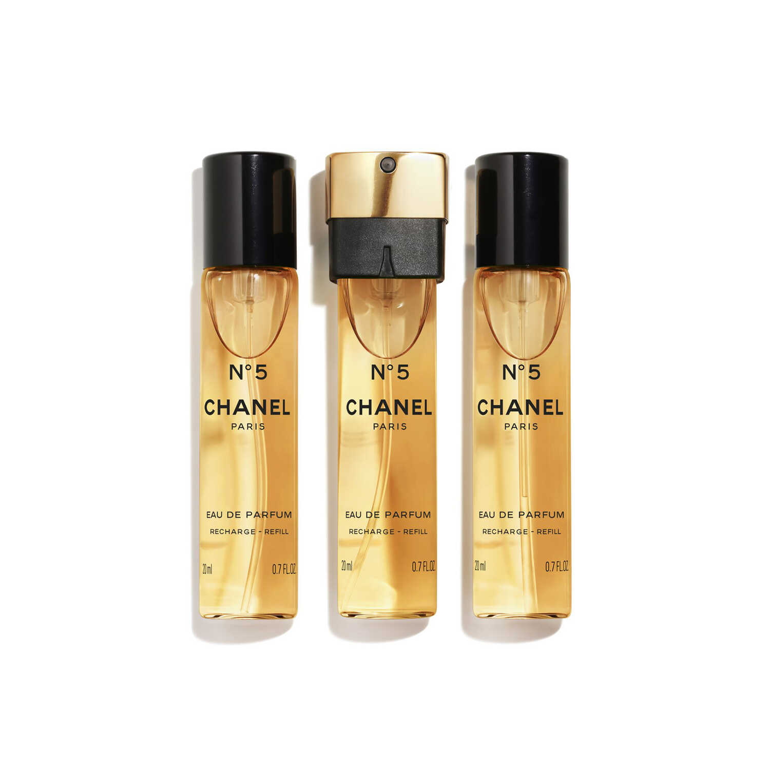 Chanel No. 5 Eau De Parfum Twist And Spray Nosize