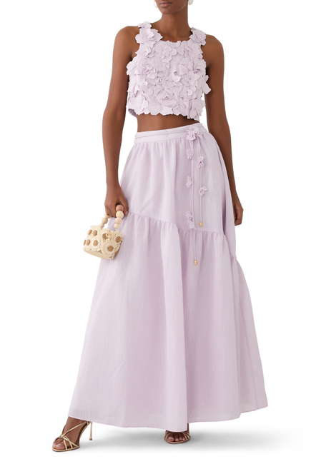 Splendour Flower Shell Top