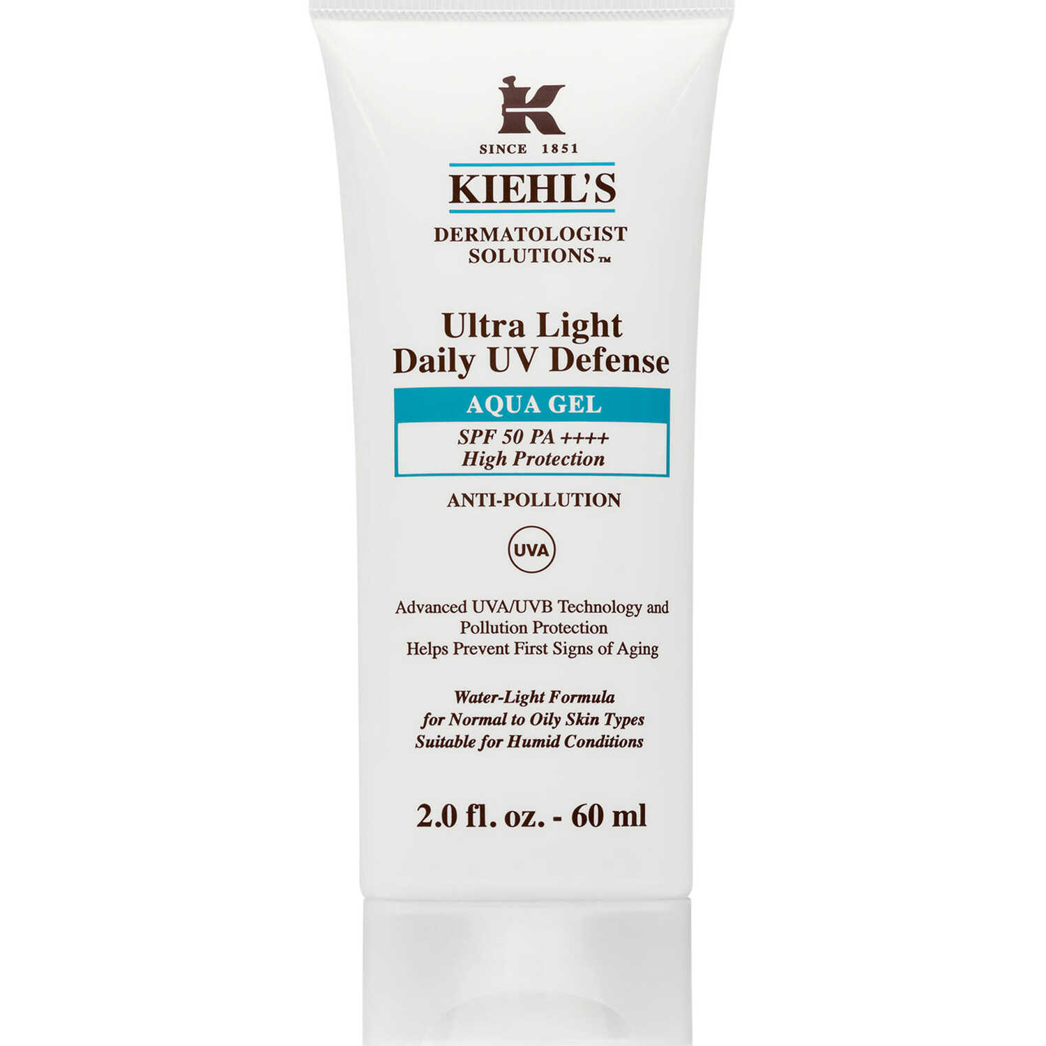 Kiehls Ultra Light Daily Uv Defense Aqua Gel Spf 50 60ml