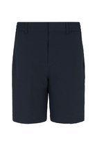 Nylon Seersucker Bermuda Shorts