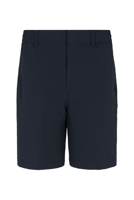 Nylon Seersucker Bermuda Shorts