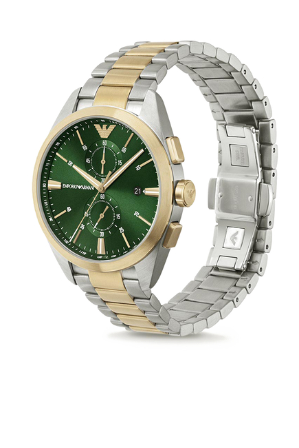 Claudio 43mm Stainless Steel Watch