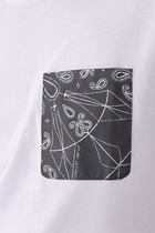 Patterned Pocket T-Shirt