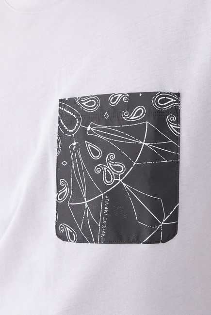 Patterned Pocket T-Shirt