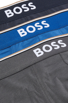 Logo Cotton Boxer Briefs, Set of 3