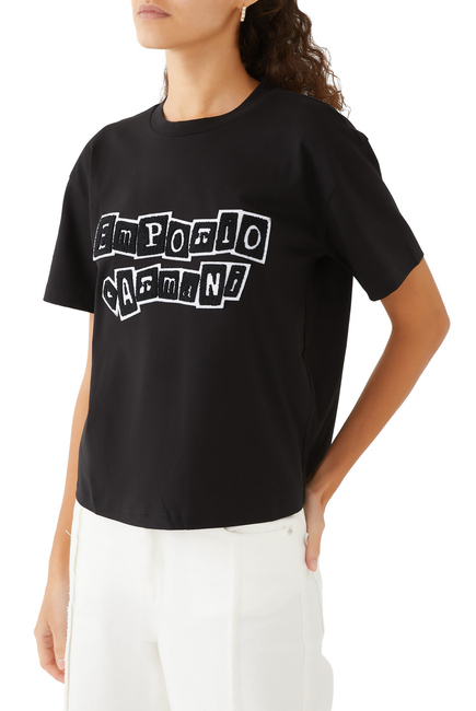 Collage Style Logo T-Shirt