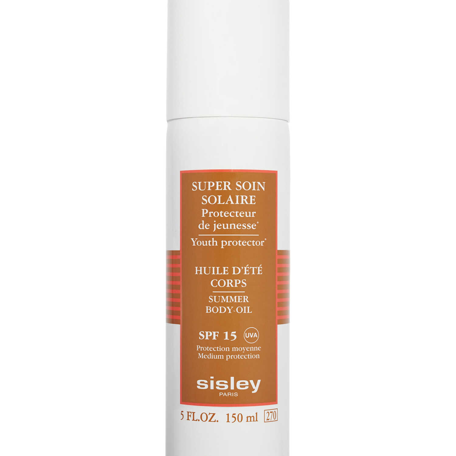 Sisley Soin Solaire Tinted Sunscreen Cream Summer Body Oil Spf15, 150ml