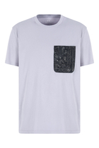 Patterned Pocket T-Shirt