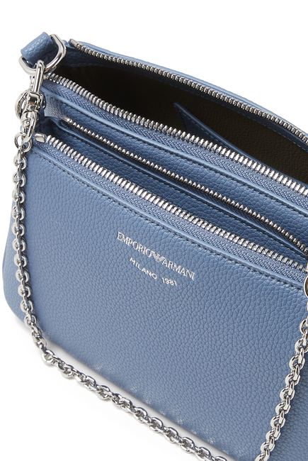 EA Text Logo Crossbody Bag