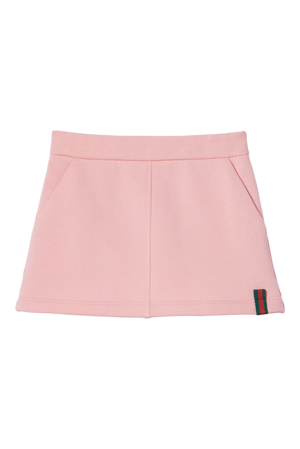 Kids Cotton Skirt with Web