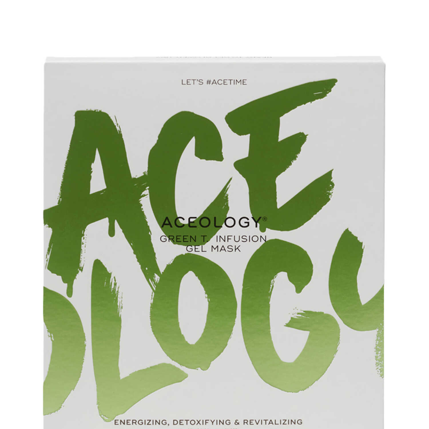 Aceology Green T. Infusion Gel Mask, Pack Of 4 Nosize