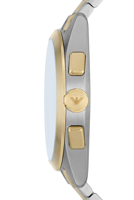 Claudio 43mm Stainless Steel Watch